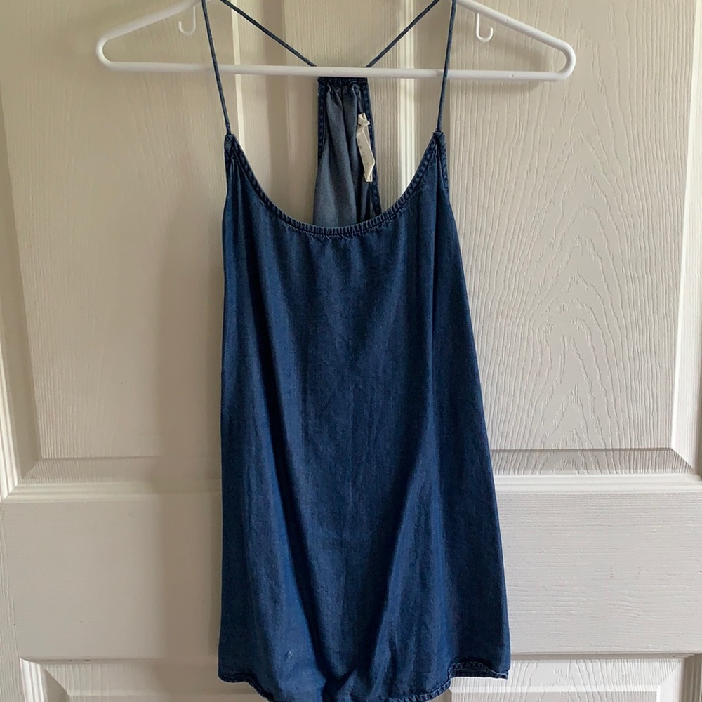 Denim tank top